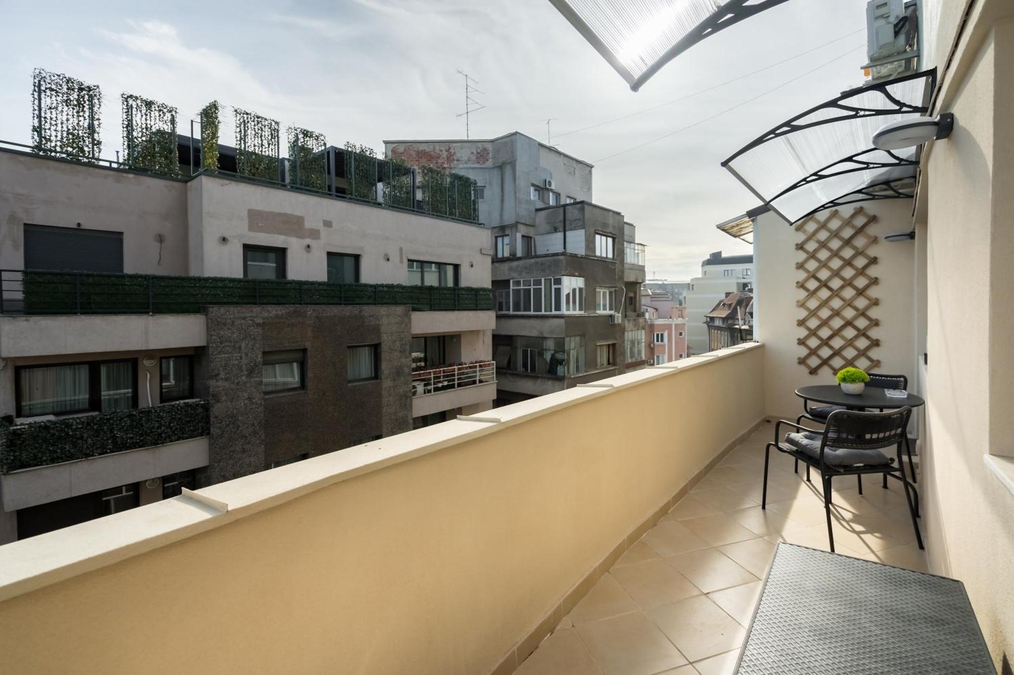Urban Dream Studio With City Views & Comfort Bukurešť Exteriér fotografie